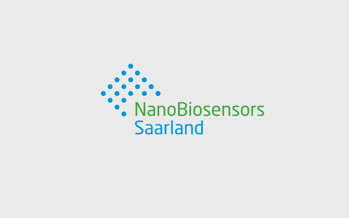 Logodesign für nanobiosensor Forschungsprojekt, Saarland, Universität