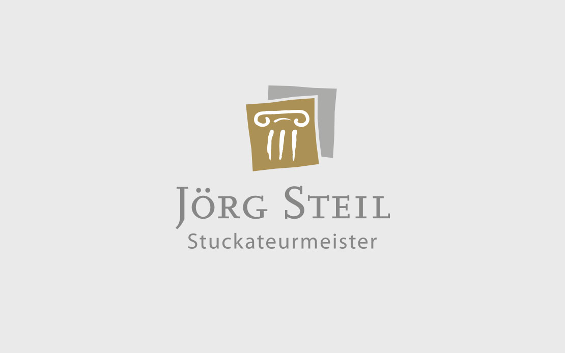 Entwicklung eines Logodesign für den Stuckateurmeister Jörg Steil in Merzig
